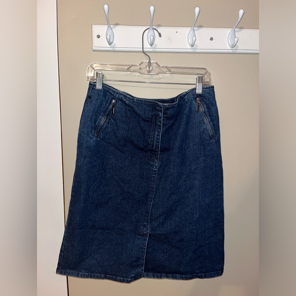 talbots denim pencil skirt 👖